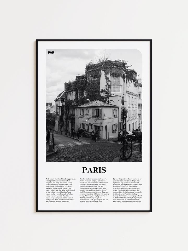Paris 04 Newspaper Poster product image (1)
