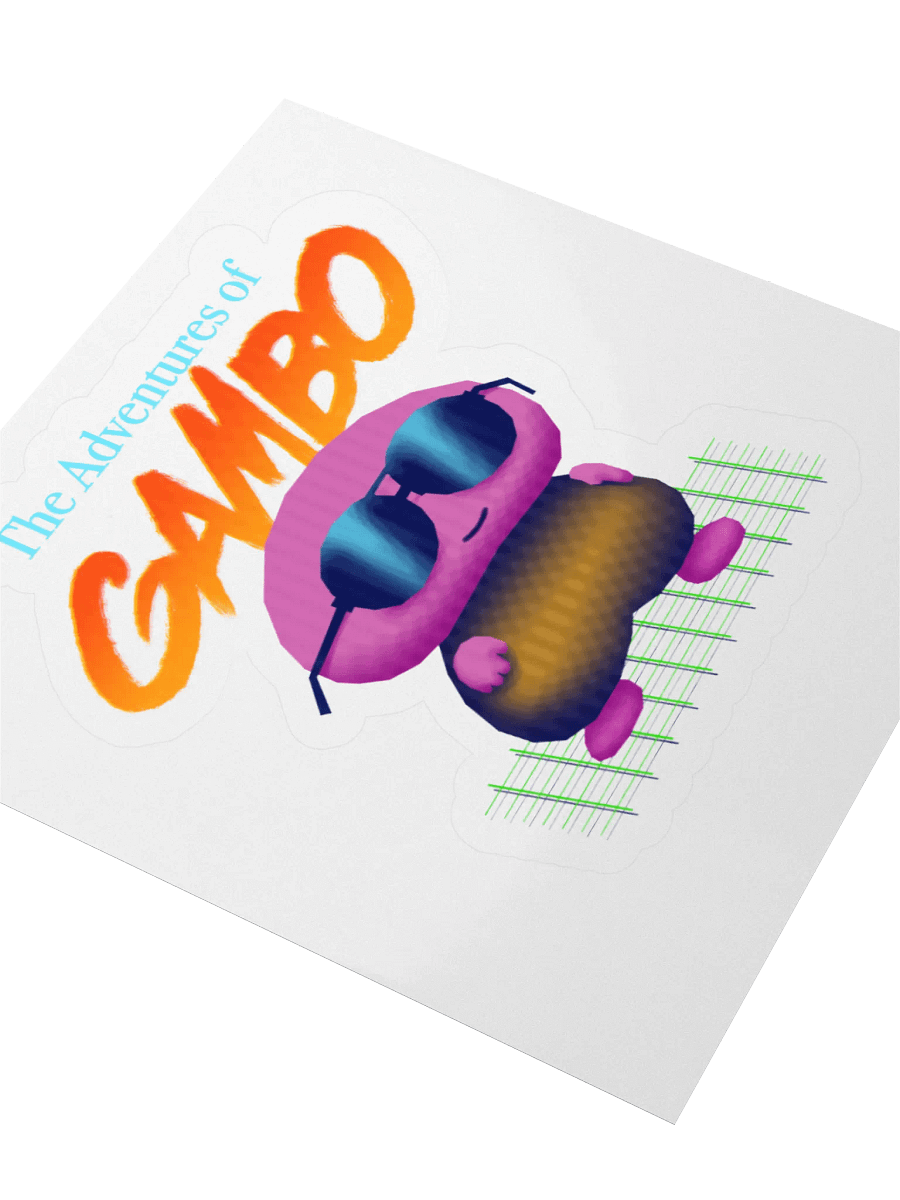 The Adventures of Gambo Sticker product image (7)