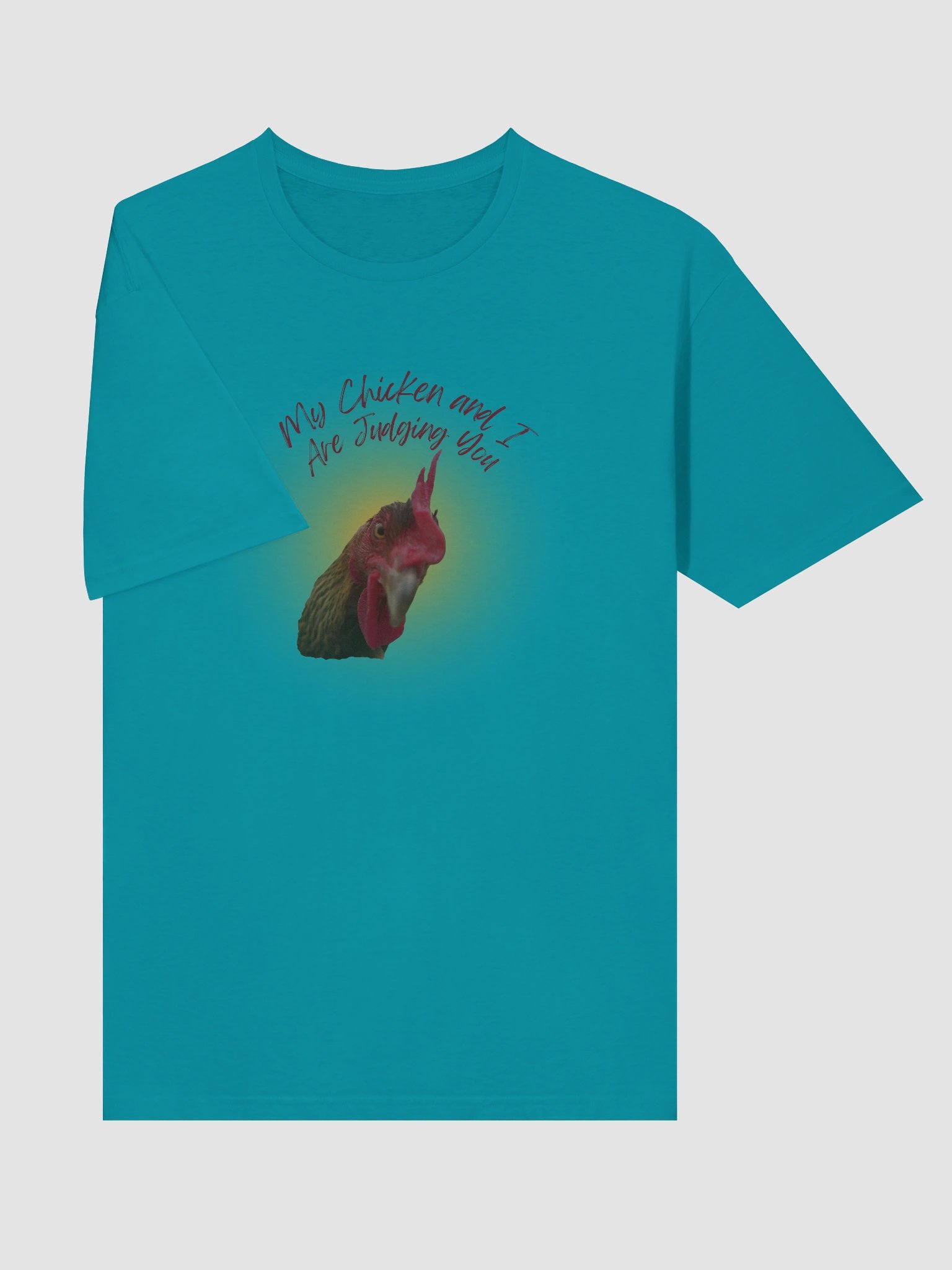 Judgmental Chicken Unisex T-Shirt product image (69)