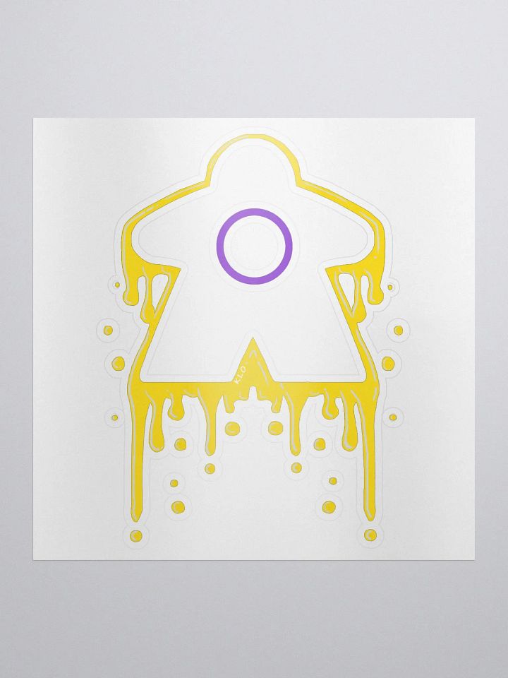 Drippy Intersex Pride Meeple Sticker product image (2)