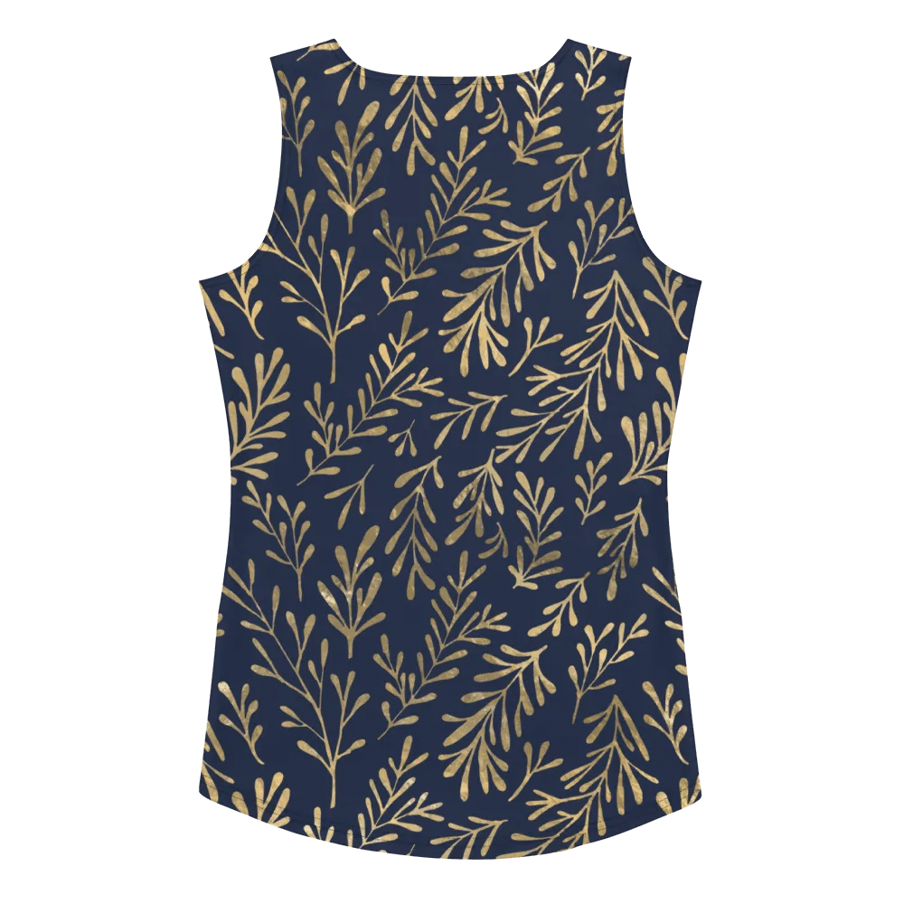 Golden Foliage All-Over Print Tank Top product image (2)