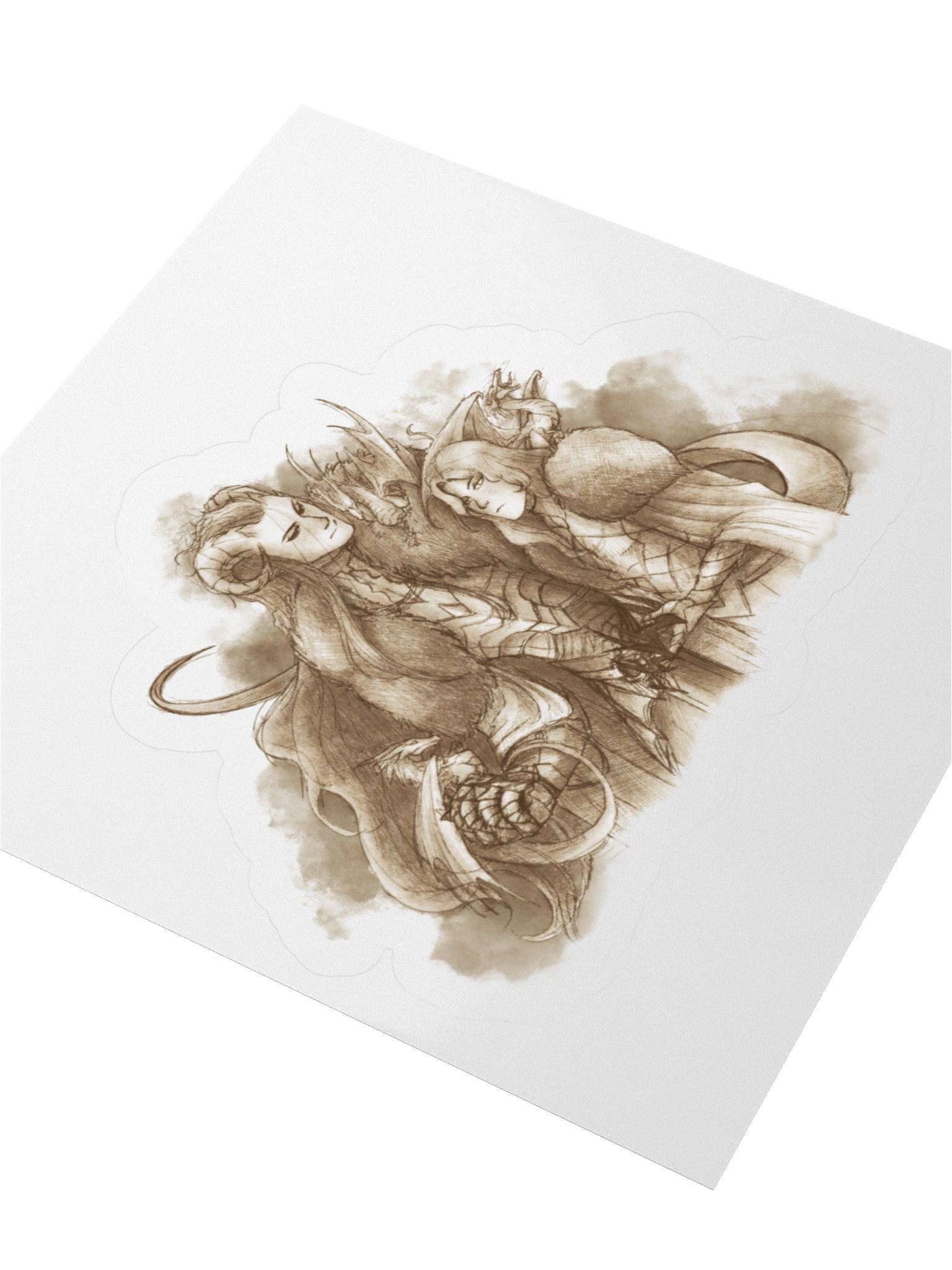 Melkor and Mairon - sticker product image (7)