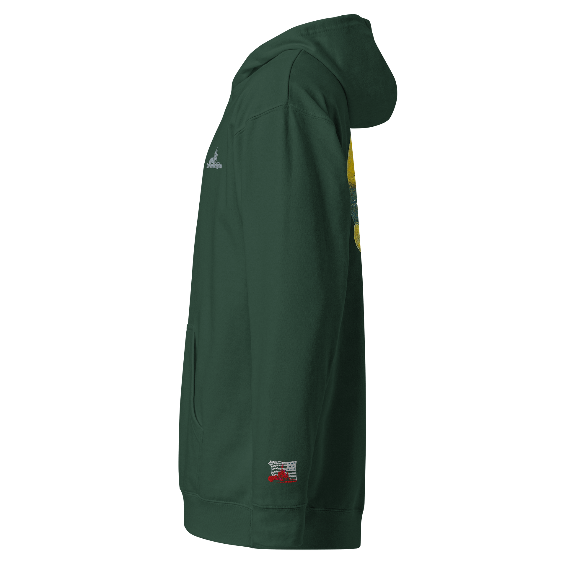 Twin anchor yellow Mount Rainier Marshall Foss - Twin Anchor Front & sleeves (embroidered) product image (3)