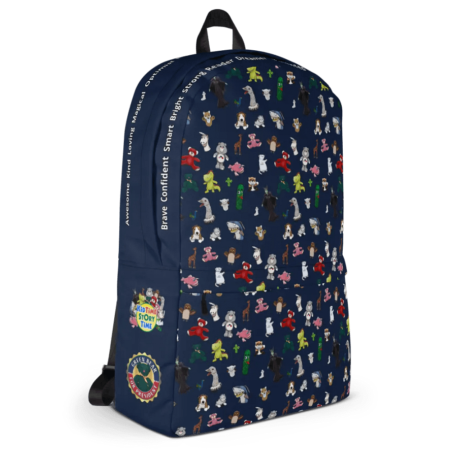 The KidTime StoryTime Character Backpack (Navy Blue) product image (1)