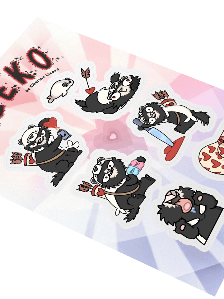 Keeko's Valentines - Sticker Sheet product image (2)