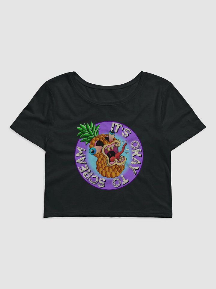 Please Scream: Bella+Canvas Women's Crop Tee product image (1)