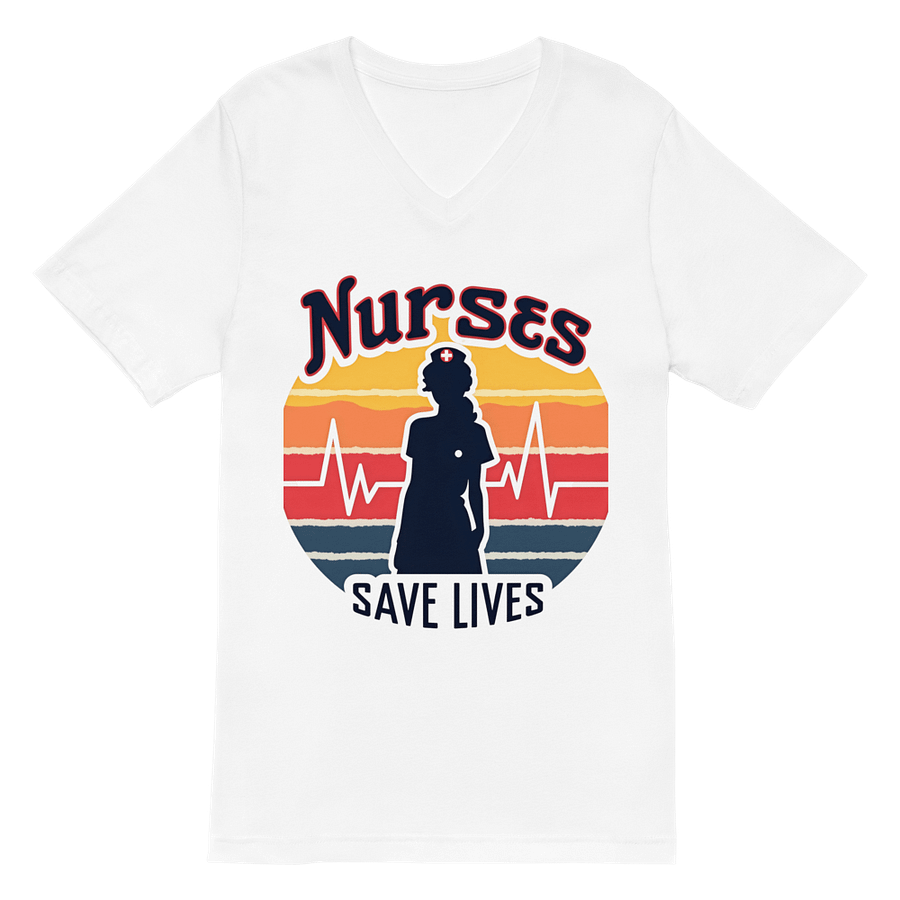 Heartbeat Hero V-Neck Tee product image (2)