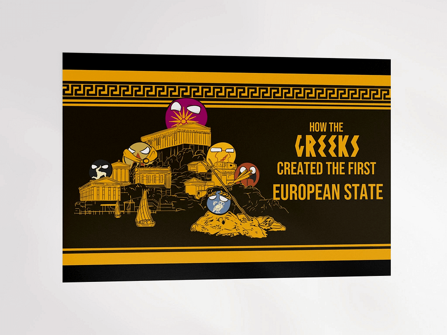 How the greeks created the first european state / Youtube Thumbnail / Matte Poster product image (4)