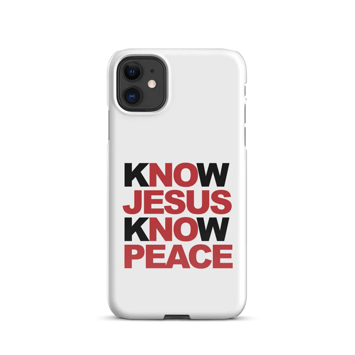 'KNOW JESUS' Phone cover product image (20)