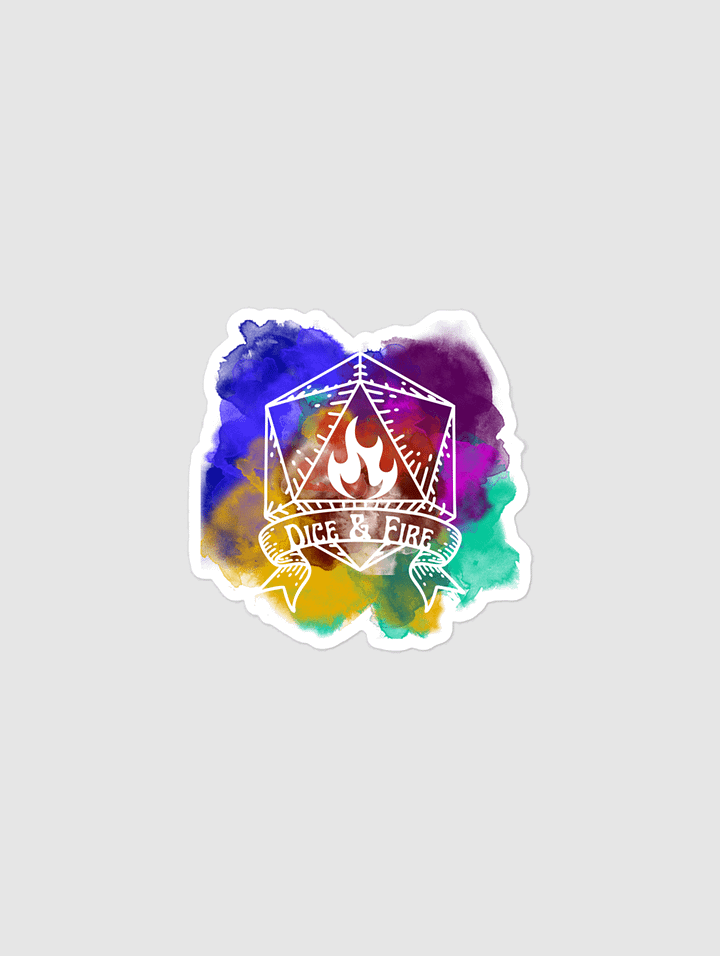 Dice and Fire Sticker product image (1)