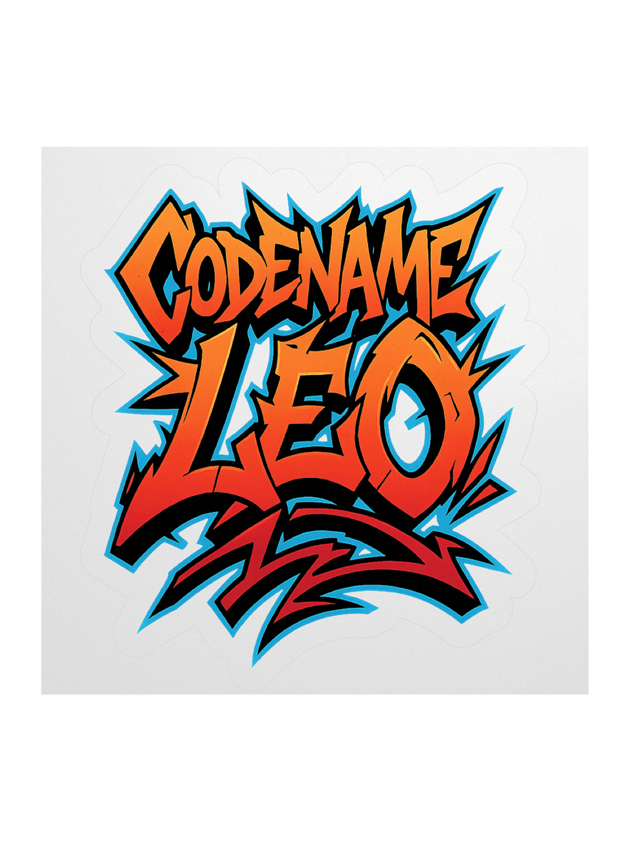 Graffiti Style Codename Leo Stickers product image (3)