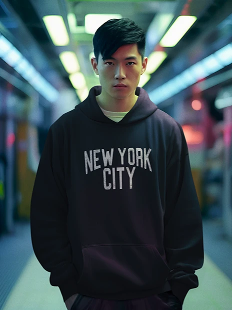 New York City Premium Hoodie (White text) product image (1)