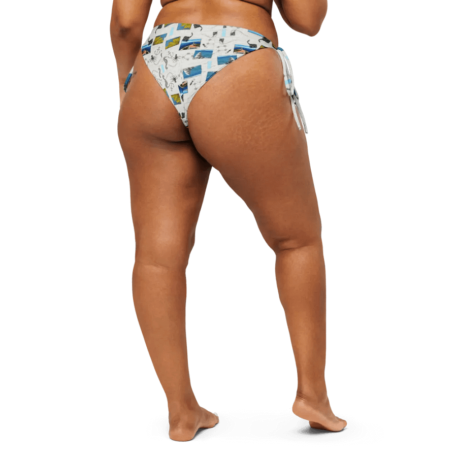 Sea design (photoshop by Dina R.) - Recycled String Bikini Bottom product image (3)