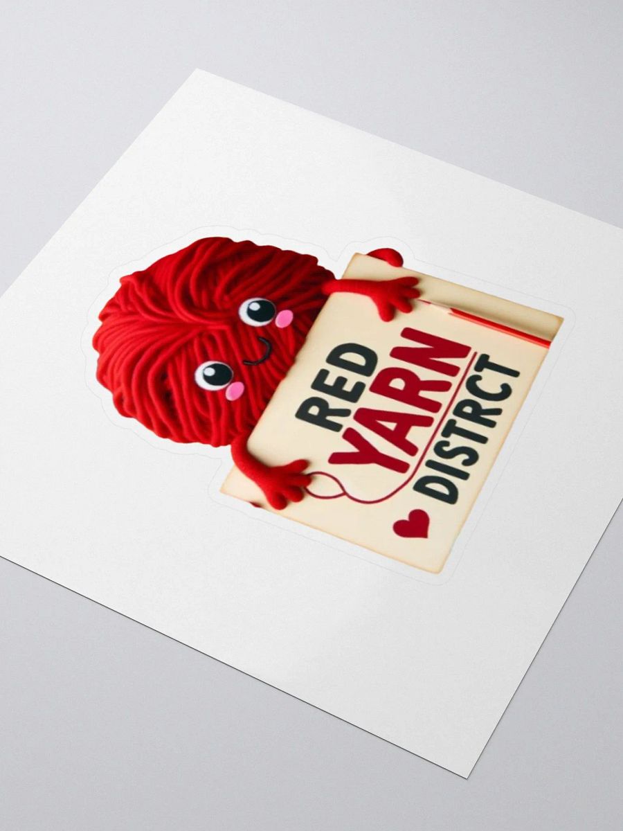 Red Yarn District Stickers product image (5)