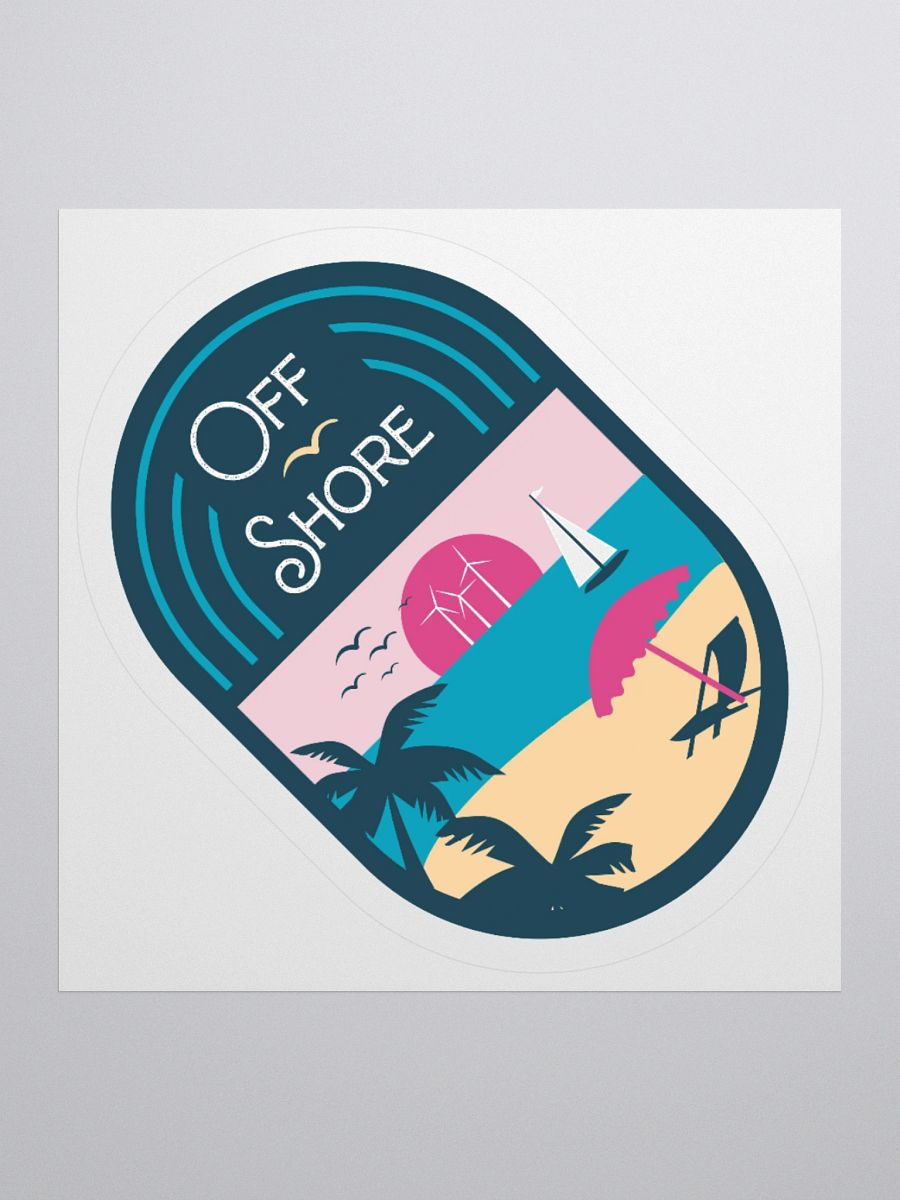 Offshore Vacay Sticker product image (1)