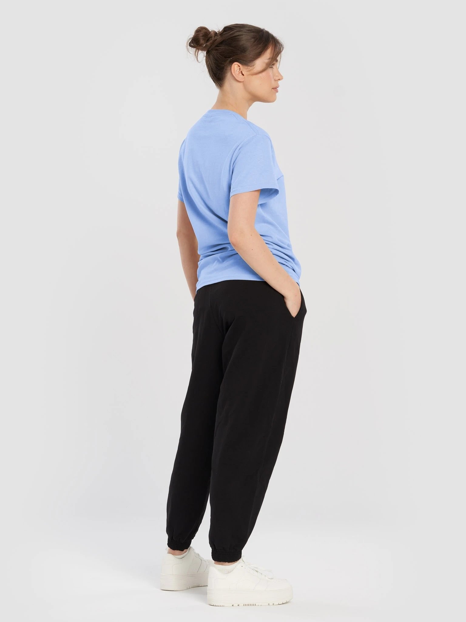 Plain Color Carolina Blue T-Shirt product image (4)