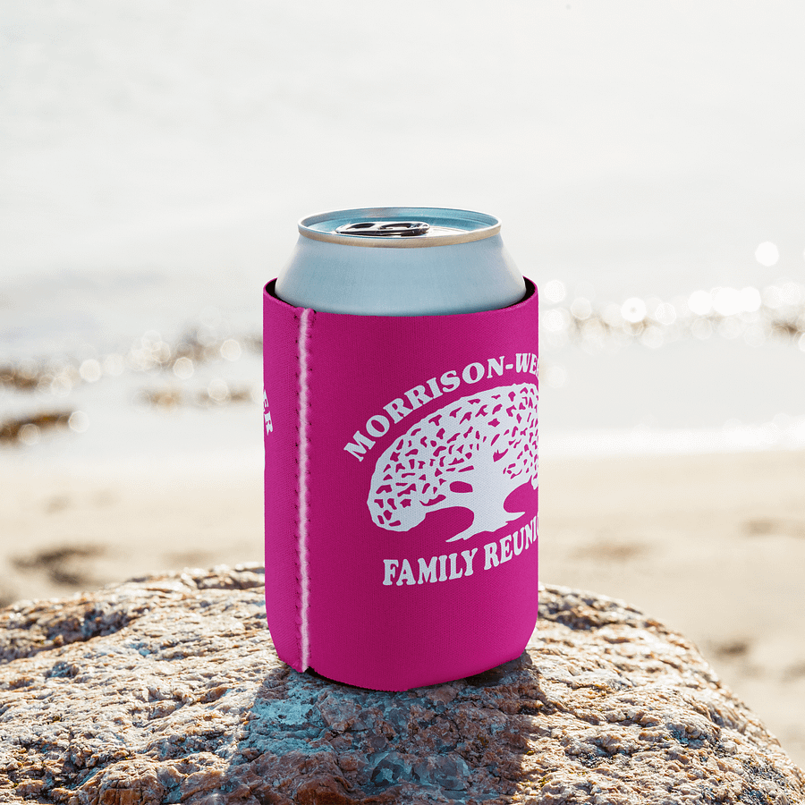 "Morrison-Werner Family Tree" Can Coozie (Magenta) product image (8)