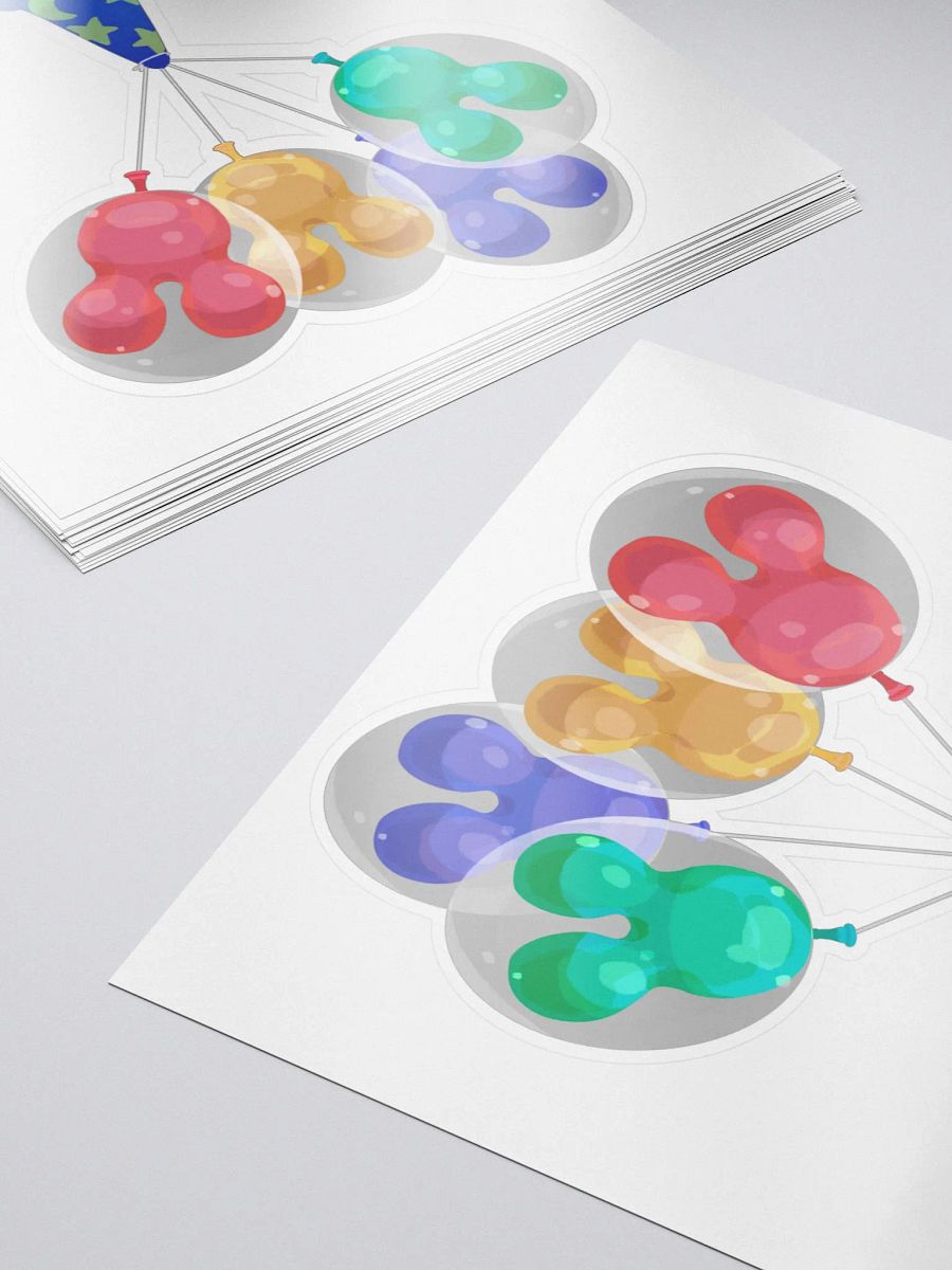 The Flying Balloons Sticker product image (5)
