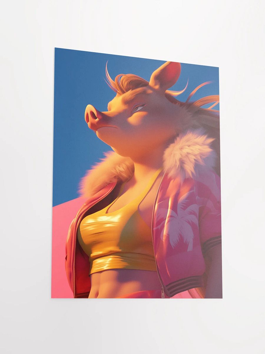 Confident Boar Fashion Poster product image (5)