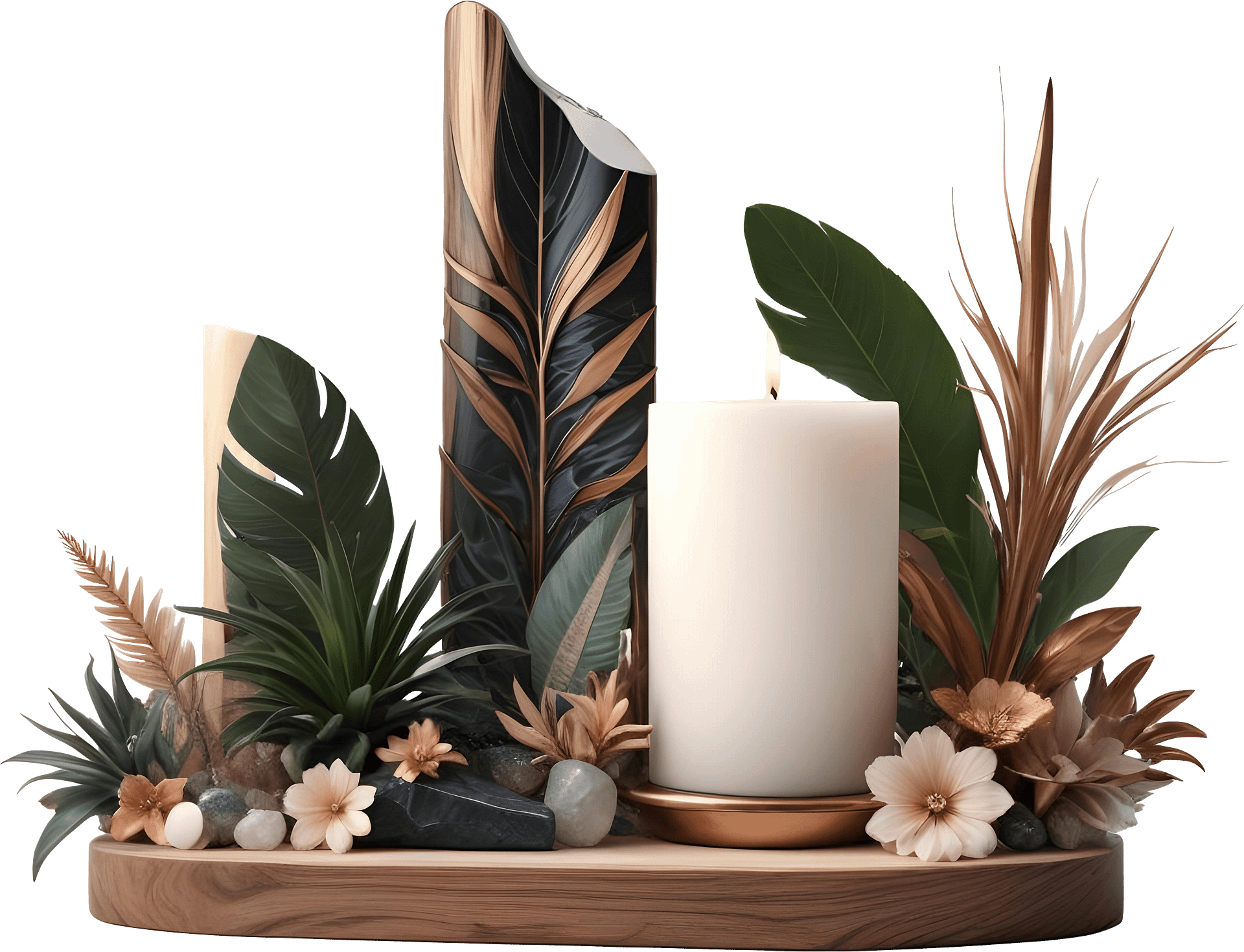 Collection: Dream of Eternity – Art Deco Candle Arrangement png product image (1)