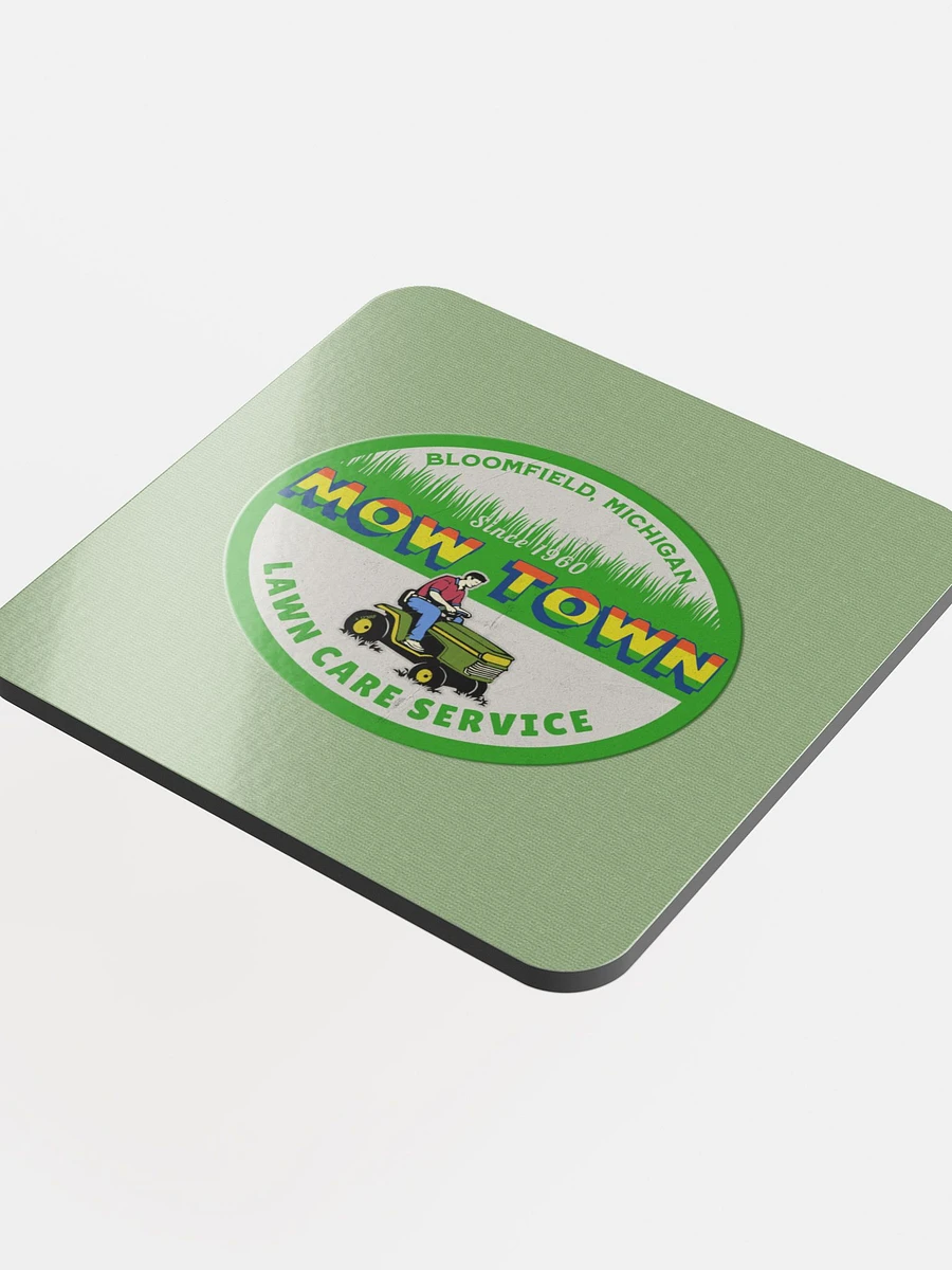 Mow Town Lawn Care Beverage Coaster product image (2)