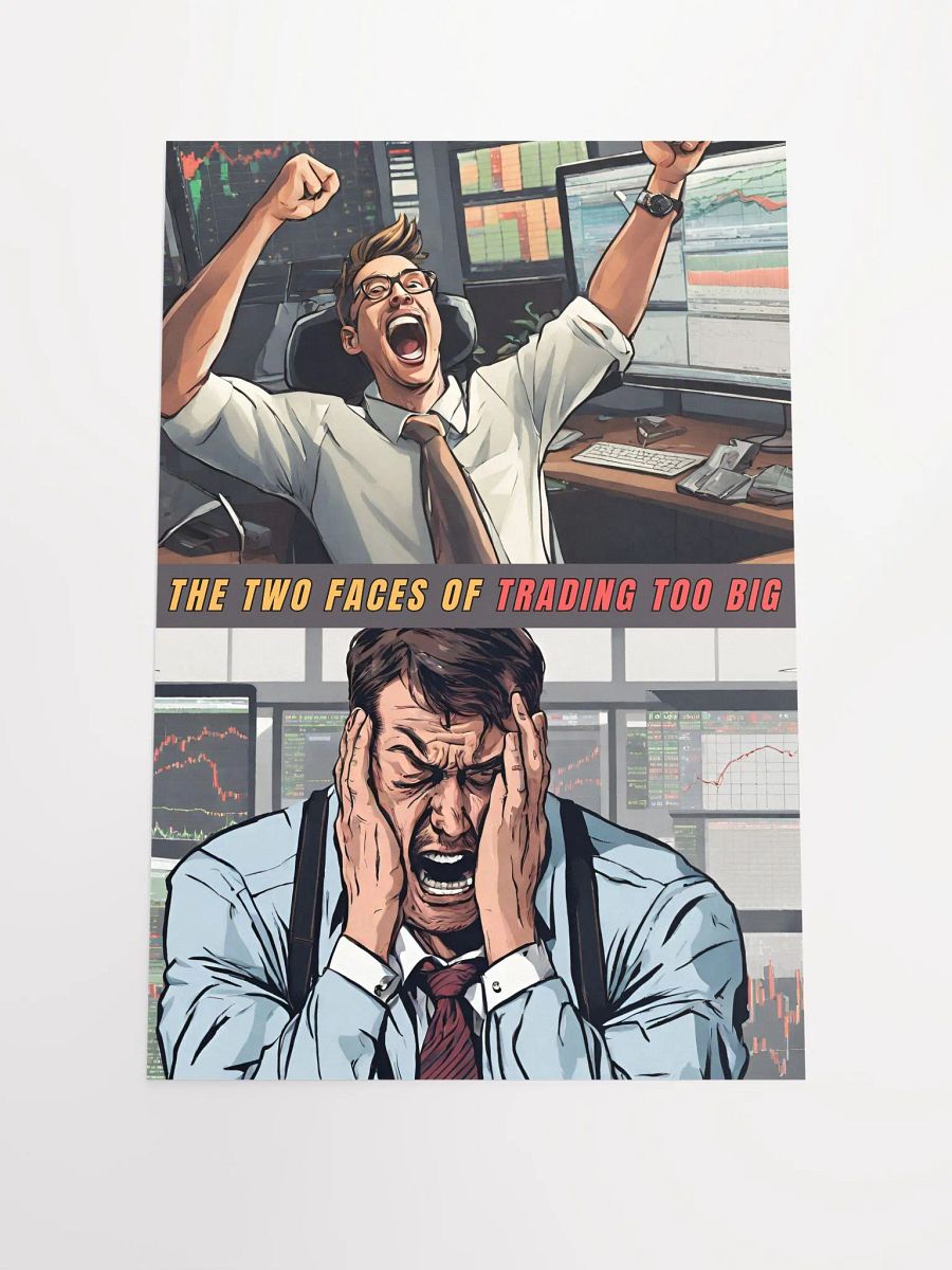 Trading Too Big Inspirational Poster product image (2)
