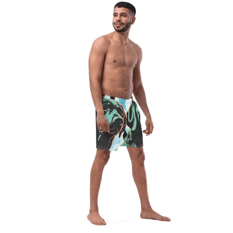 Pop Art Pup Swim Trunks product image (11)
