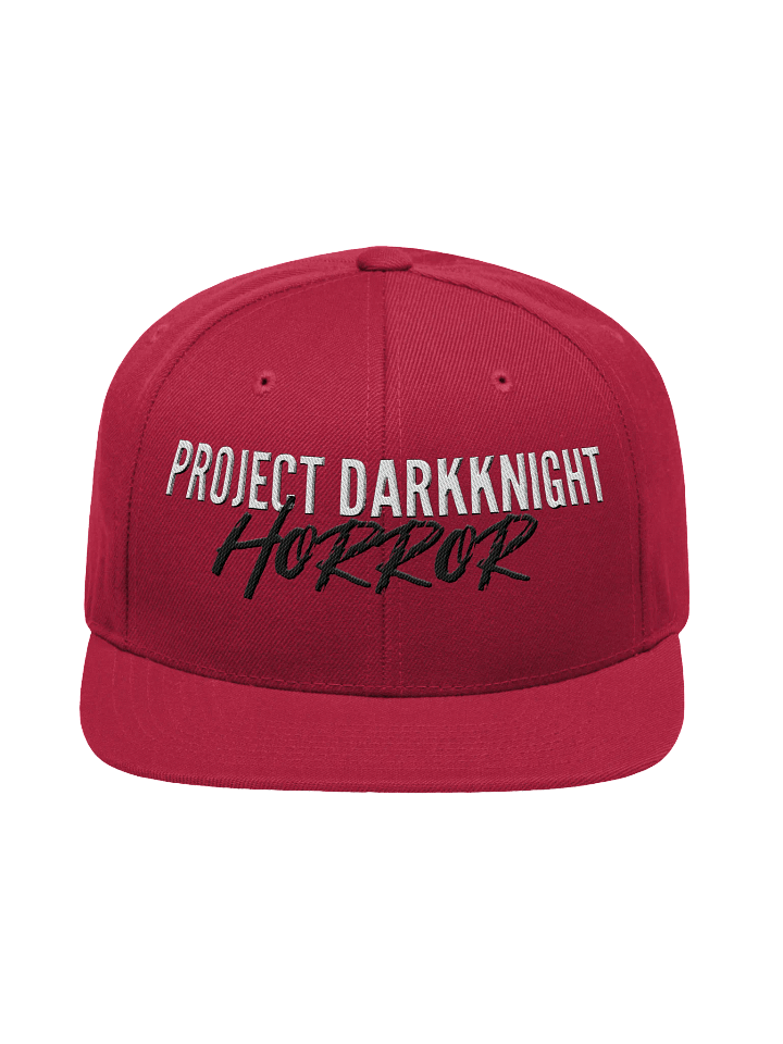 PDKH Embroidered Snapback Unisex white & black stitching product image (1)