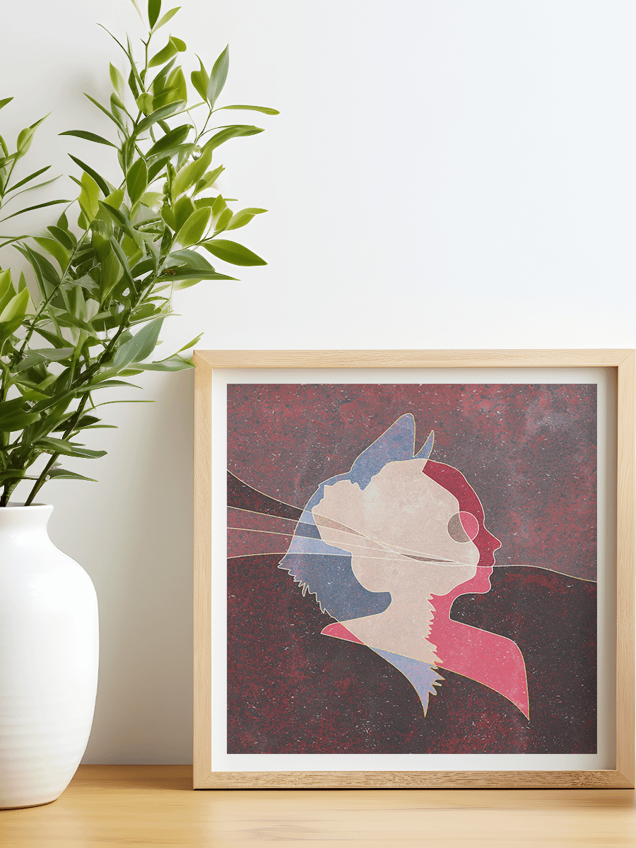 Two Faces Art Print product image (6)