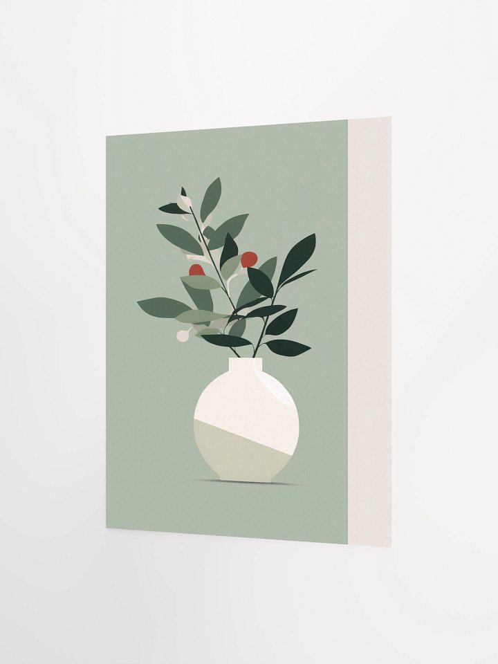 Sage Bloom Unframed Wall Art Paper Canvas product image (7)