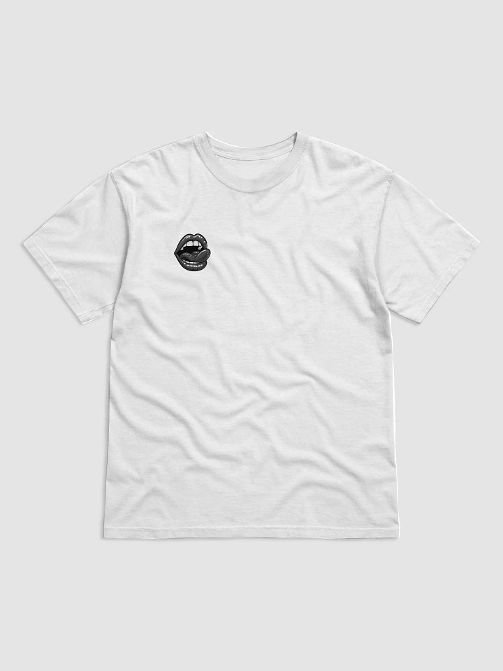 BLACK WHxRE LIPS TEE product image (1)