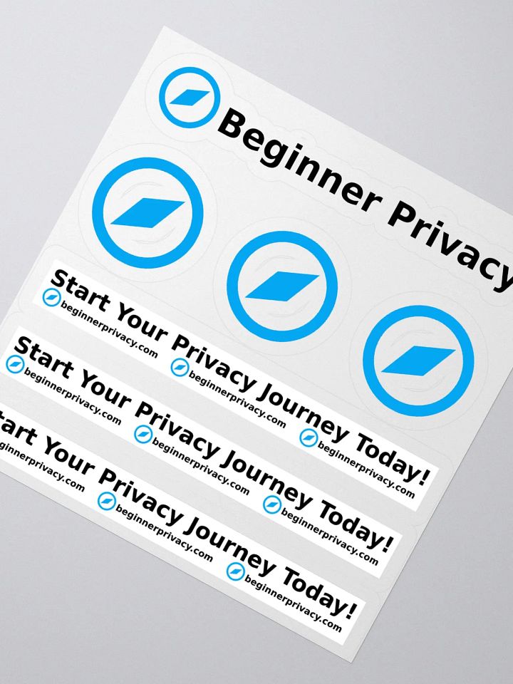 Beginner Privacy Kiss-Cut Stickers product image (3)