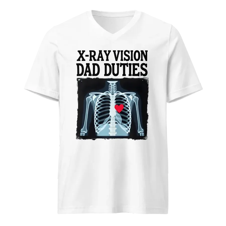 X-Ray Vision Dad Duties V-Neck Tee product image (1)