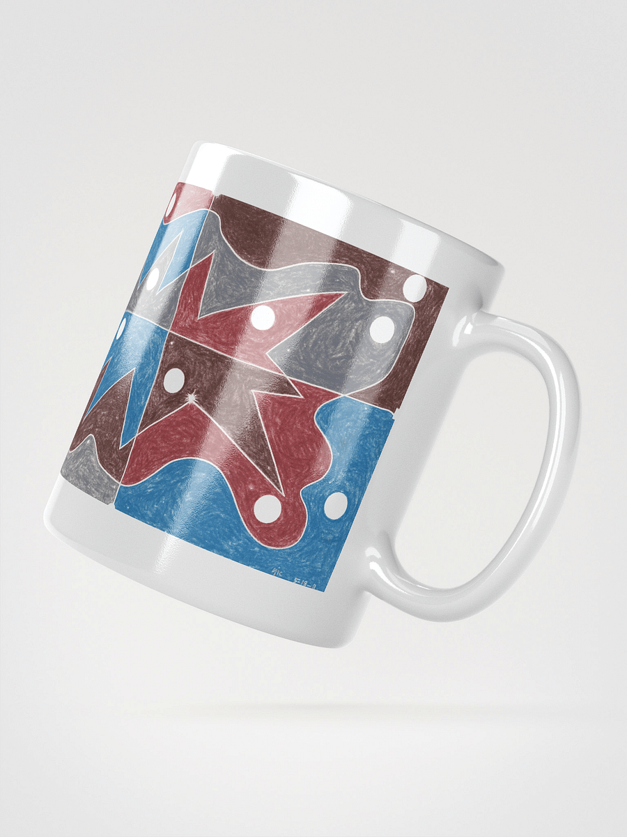 Cartoon College 1 & 2 White Glossy Mug product image (4)