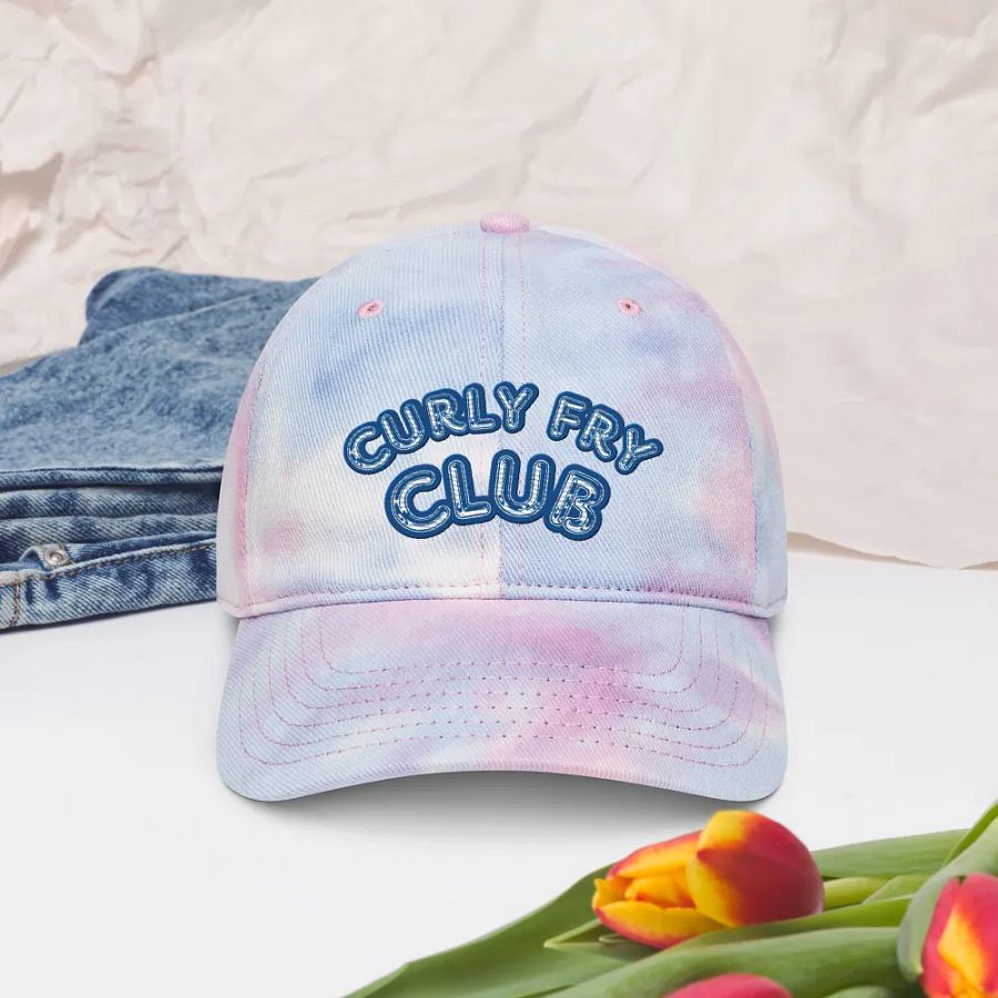 CURLY FRY CLUB tie-dye dad hat product image (8)