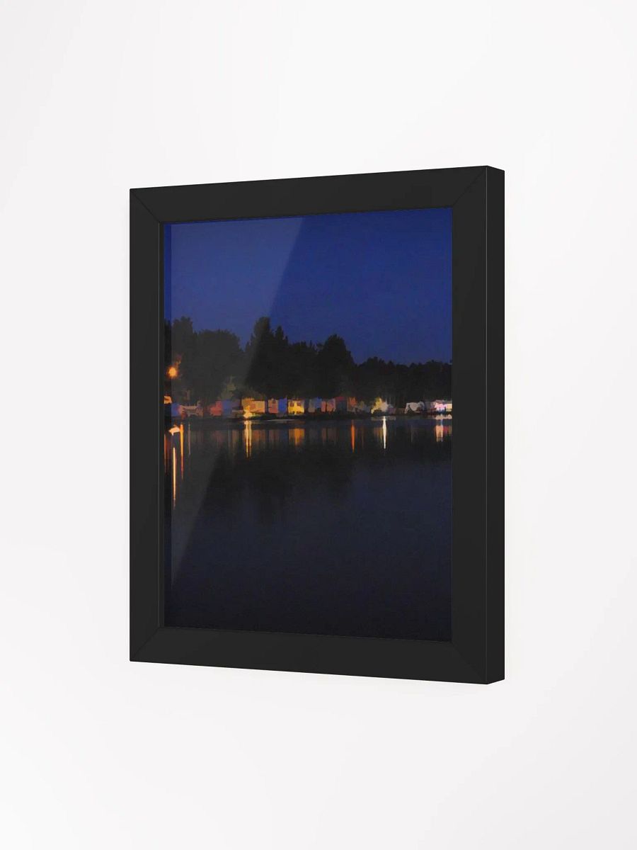 Campers Around The Lake Framed Poster product image (70)