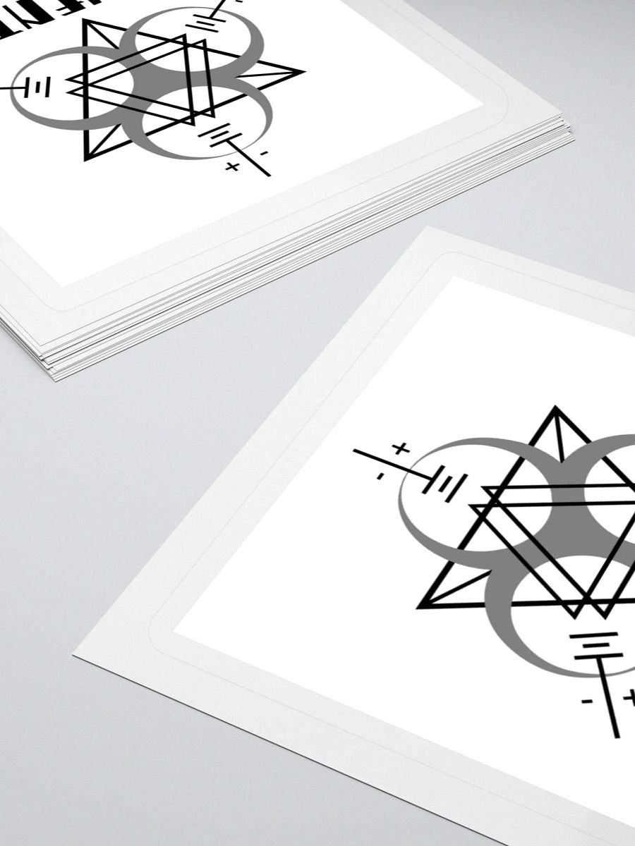 Memento Laboratories Logo [White] Sticker product image (12)