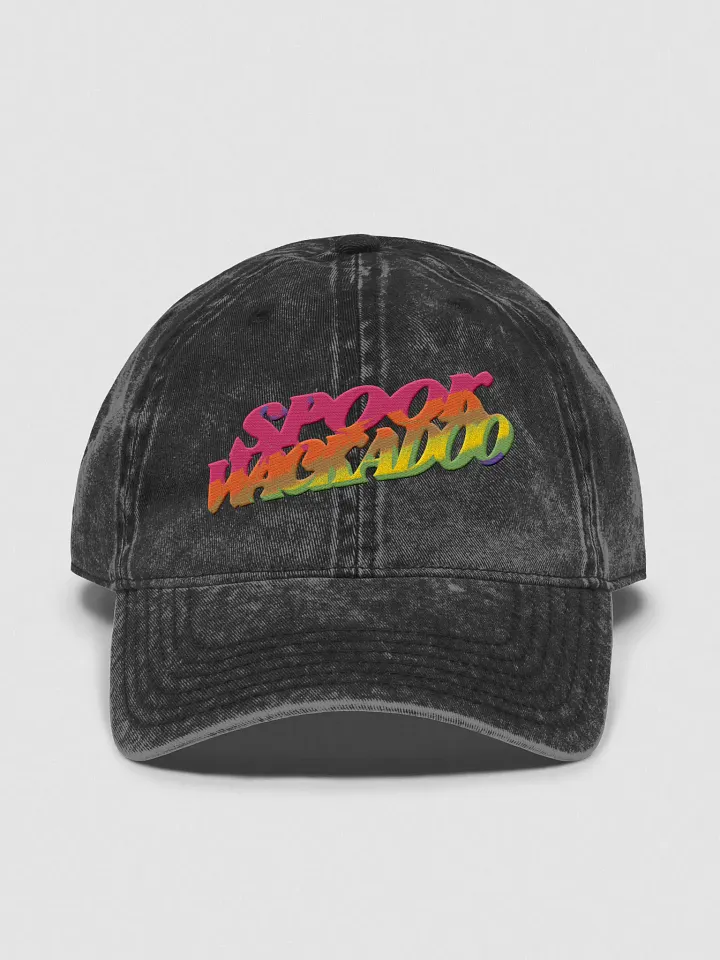 Rainbow Wackadoo Embroidered Logo Washed Hat product image (1)