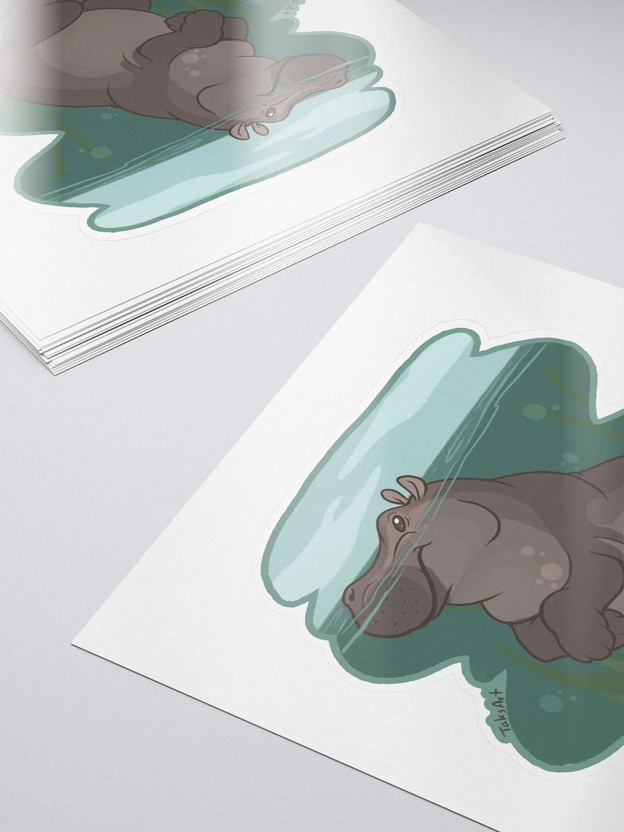 Hippo Float - Sticker product image (6)