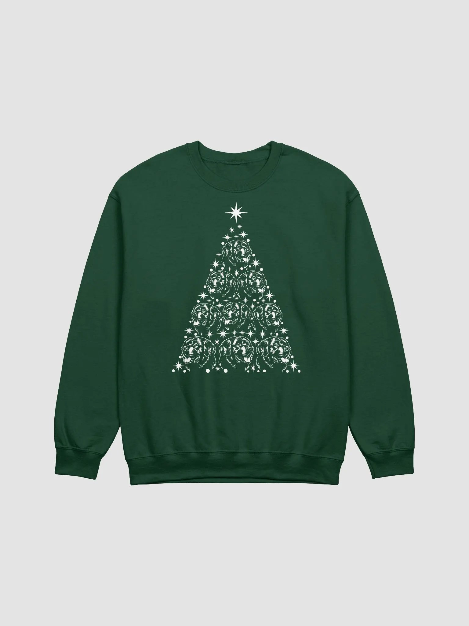 Newfoundland Christmas Tree Sweatshirt Design for Newfoundland Paw-rents product image (13)