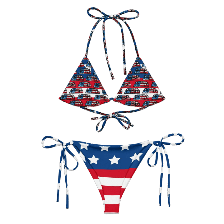 Women's String Bikini: Proud American product image (1)
