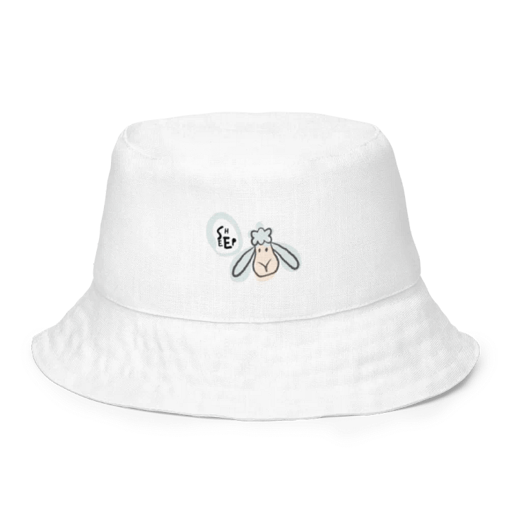 Fluffy Sheep All-Over Reversible Bucket Hat product image (1)