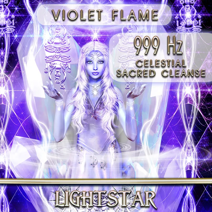999 Hz Violet Flame Celestial Sacred Cleanse Activation product image (1)