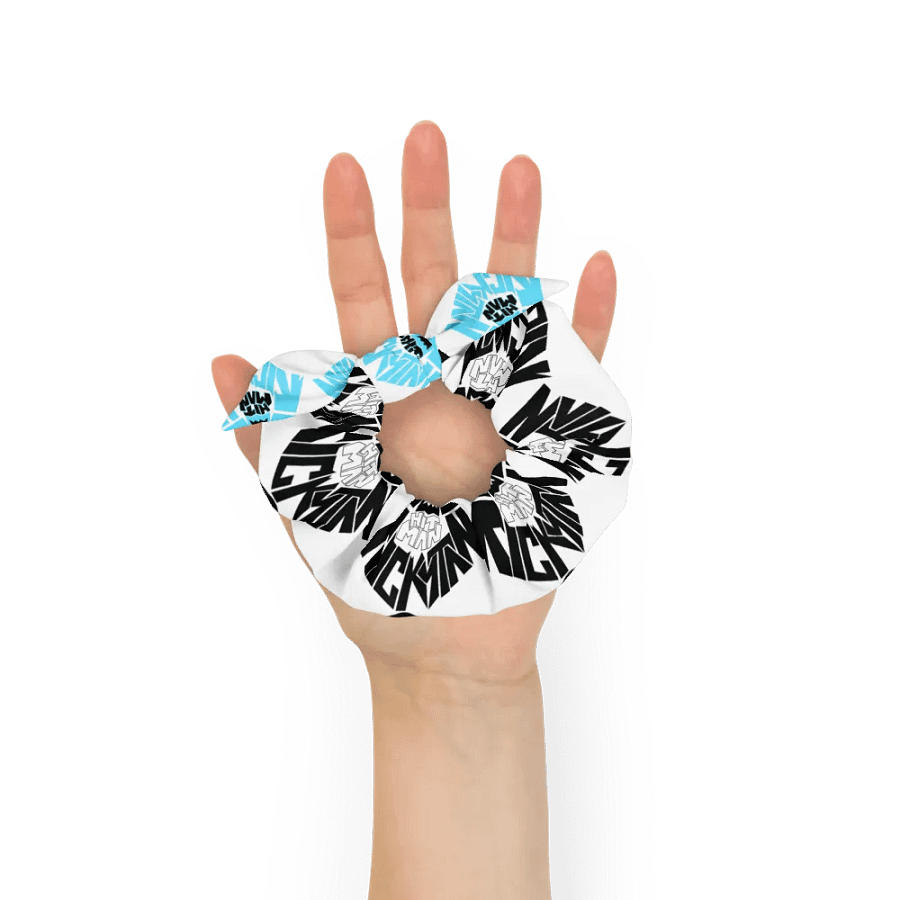 Black Beard Scrunchie (Black and Teal) product image (6)