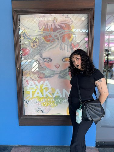 i love art (aya takano art exhibit) 🤍 this was the last day at the exhibit (8/29)