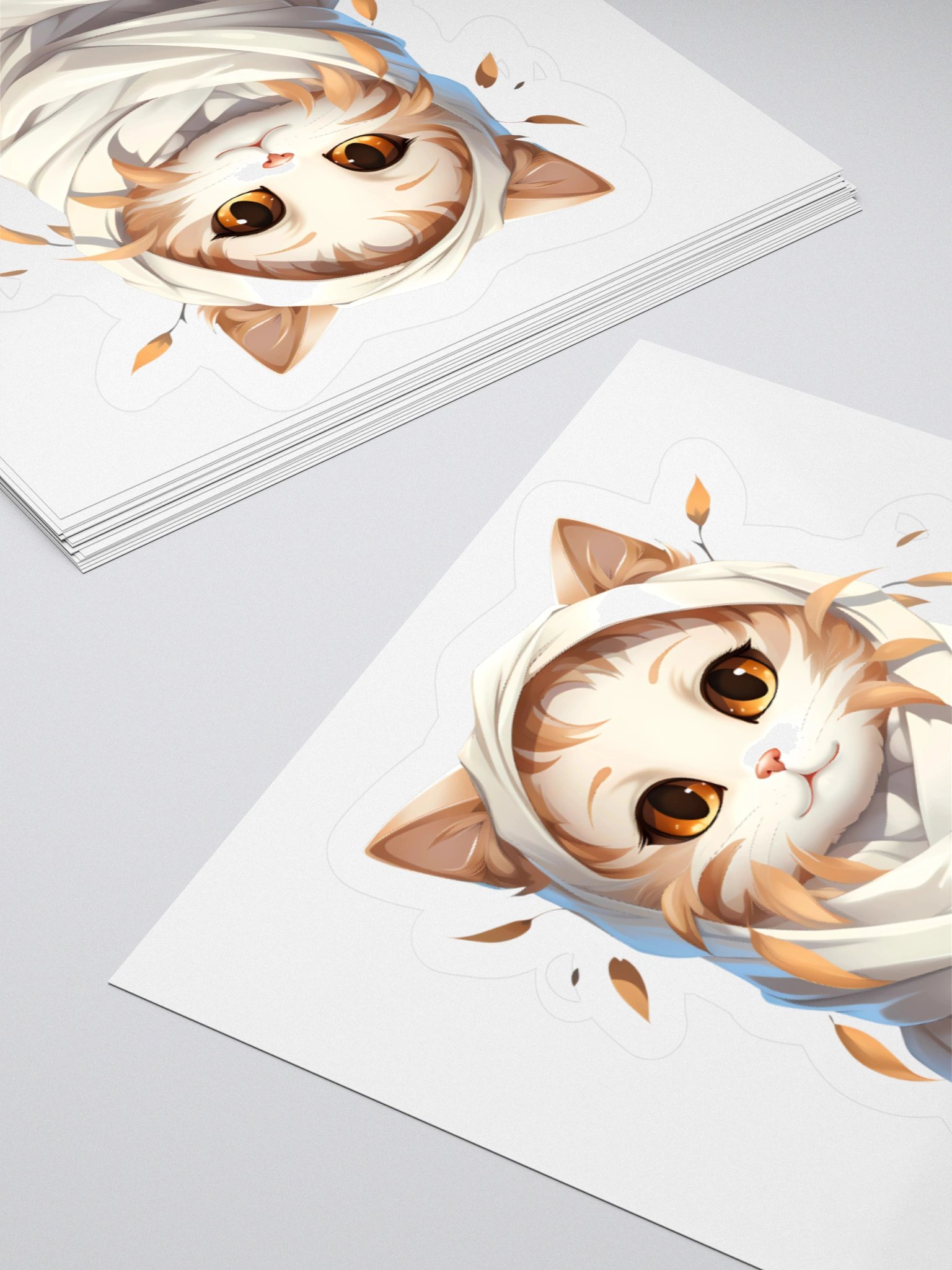 Mummy Cat Halloween Sticker product image (11)