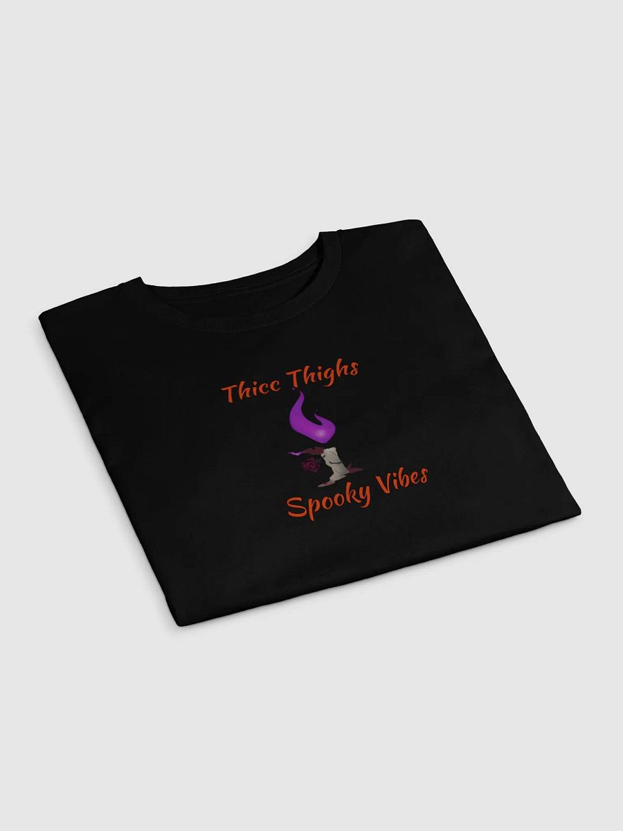 Thicc Thighs Spooky Vibes Cropped T-Shirt product image (3)