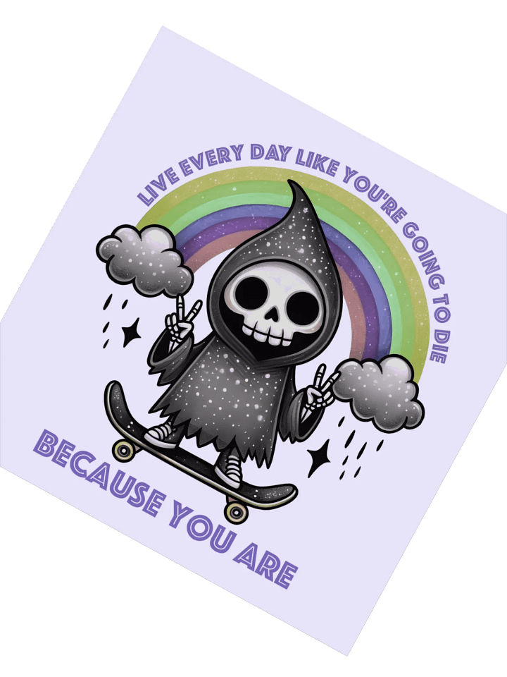 Live Every Day Sticker (Purple) product image (2)