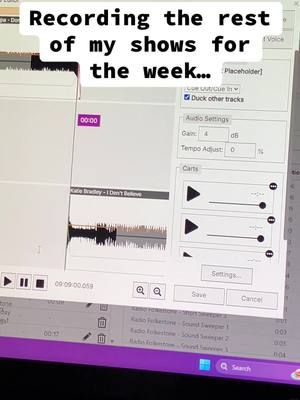 Fiancé requested I recorded the rest of the #breakfastshow for the week… Doing three #radio shows back to back is tiring! #radiodj #breakfastdj #voicetracking #playitlive #adayinmylife 