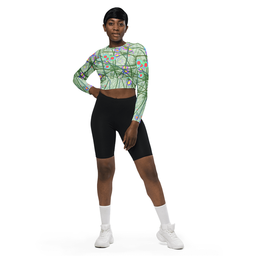 Botanical Harmony Recycled Crop Top product image (2)